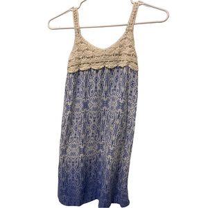 Flying Tomato girl’s crochet slip dress size L 9-10